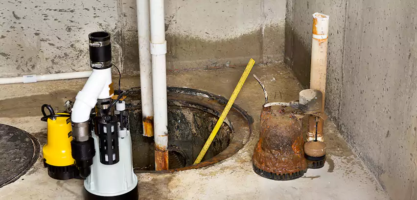 Installing Sump Pump in Finished Basement in Rocky Mount, NC